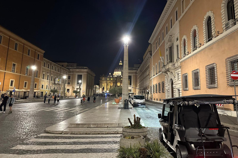 Golf Cart Tour of Rome: 3-Hour Private Tour of the City's Icons and Secrets Golf Cart Tour of Rome with Guide: 3-Hour Private Tour of the City's Icons and Hidden Gems