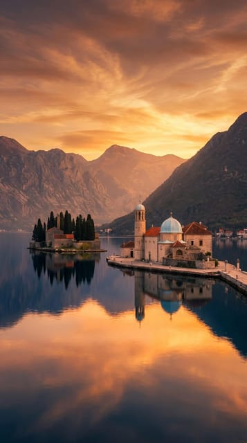 Kotor: Perast y Nuestra Señora de las Rocas, TOUR AL ATARDECER