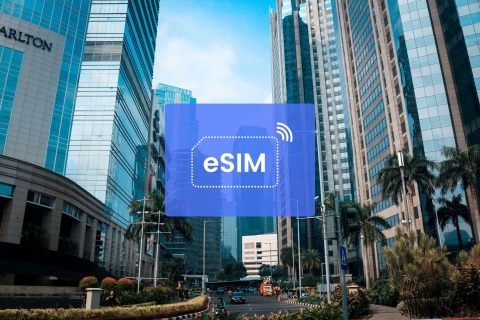 Jakarta: Indonesien eSIM Roaming Mobile Datenplan6 GB/ 8 Tage: 22 asiatische Länder