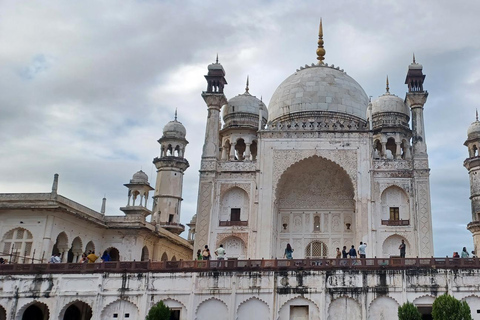 A Day Tour of Ajanta & Ellora Caves with Bibi Ka Maqbara Private Transport + Local Guide in each place.