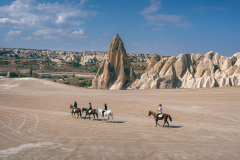 Cappadocia: Horse Riding in Red & Rose Valleys with Pickup 1-Hour Horse Ride through Red & Rose Valleys