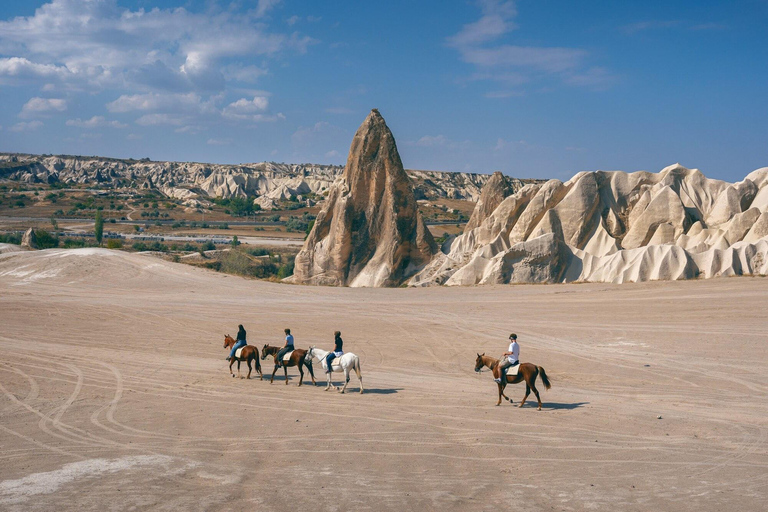 Cappadocia: Horse Riding in Red & Rose Valleys with Pickup 1-Hour Horse Ride through Red & Rose Valleys