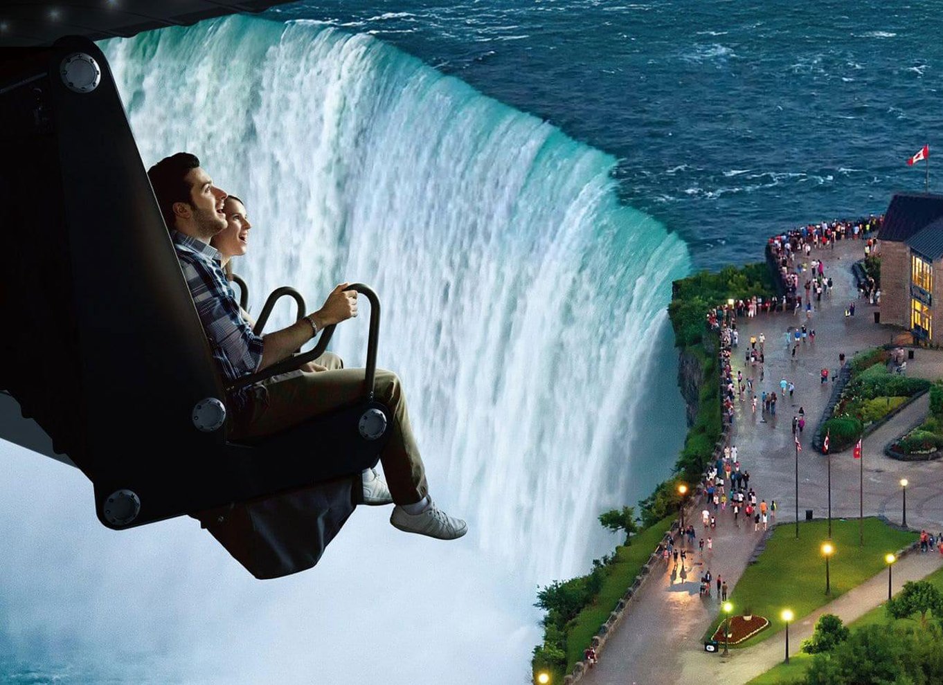 Niagara Falls, ON: Guidet tur med en tur i en flyvende biograf