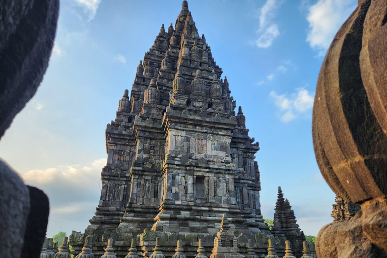 Yogyakarta: Nascer do sol em Borobudur, vulcão Merapi e Prambanan