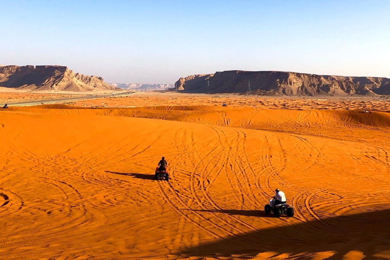 Riyadh:Red Sand Dunes camel ride&Quad&Sandboarding Adventure Private Tour with pick up and drop off from your location