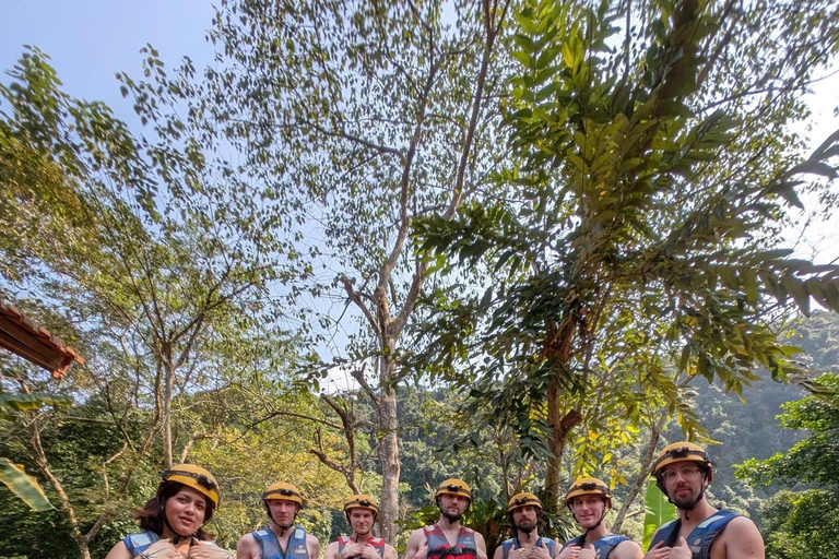 Phong Nha: Zipline Dark Cave & Paradise Cave Exploration Option 4: Full Adventure Experience - Drop-off in Hue