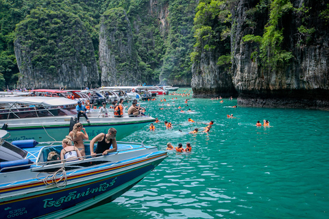 Phi Phi : tour en bateau rapide des 7 îles avec coucher de soleil et plancton