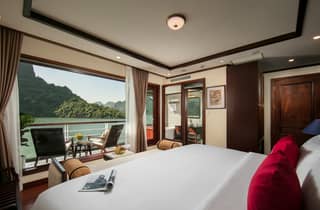 Hanoi: 2-tägige Lan Ha & Halong Bay 5-Sterne-Kreuzfahrt mit Balkon