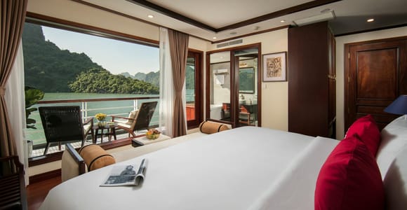 Hanoi: 2 Days Lan Ha & Halong Bay 5-Star Cruise with Balcony