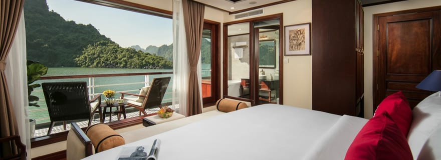Hanoi : Croisière 5 étoiles de 2 jours sur Lan Ha et la baie d'Halong avec balcon