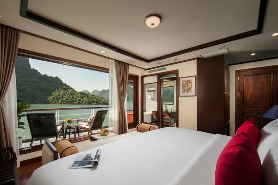 Hanoi: 2-tägige Lan Ha & Halong Bay 5-Sterne-Kreuzfahrt mit Balkon. Foto: GetYourGuide