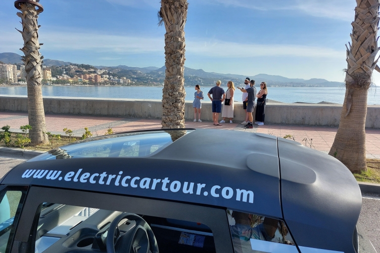 Malaga : mini-visite privée en voiture électriqueMini tour en voiture électrique
