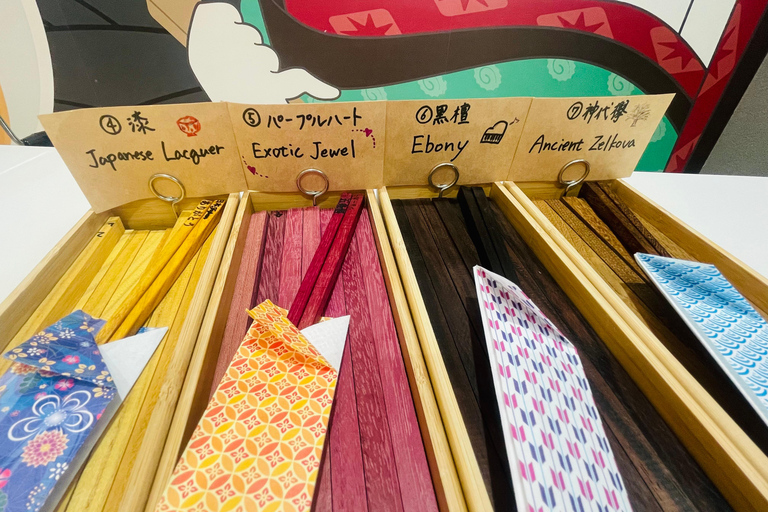 Osaka Castle Area Chopstick-Making Workshop with Souvenir