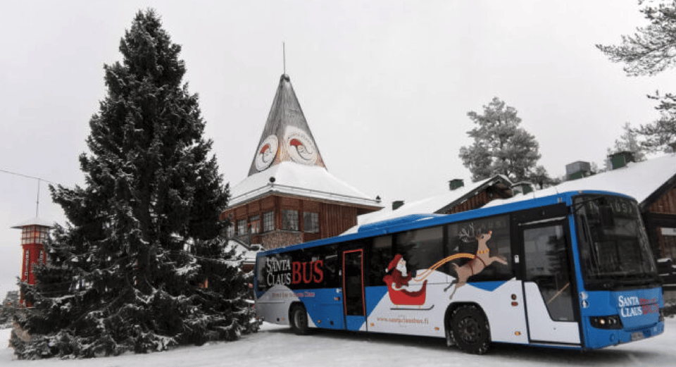 From Rovaniemi: Santa Claus Village Round-Trip Shuttle Bus | GetYourGuide