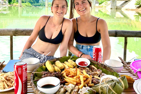 From Hanoi: 3-Day Ninh Binh & Pu Luong Nature Adventure Option 2: Deluxe Hotel & Deluxe Resort with Mountain View