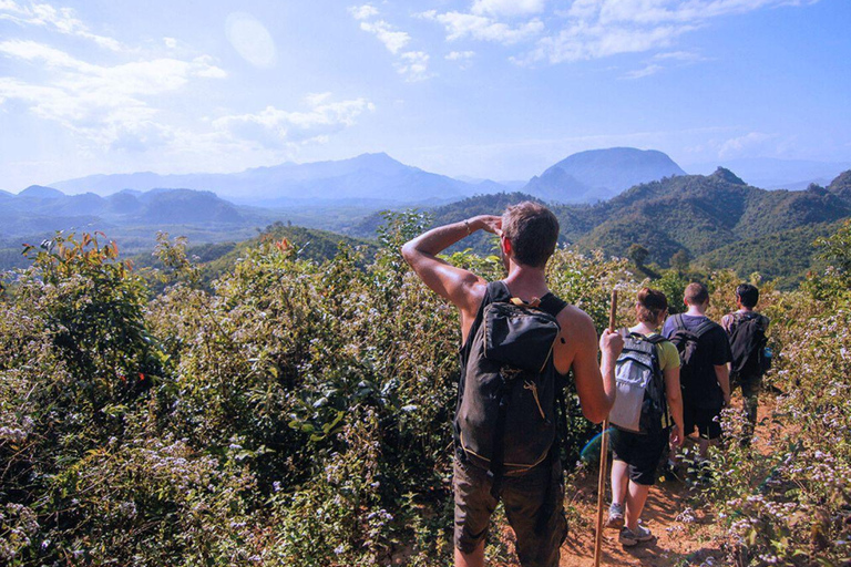 Luang Prabang: Biking, Trekking and Waterfall Private Tour