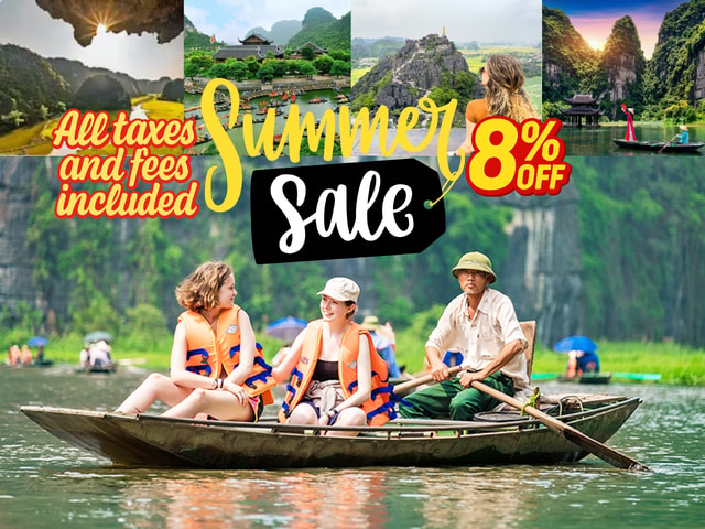 Von Hanoi: 1-Tages-Highlight-Tour in Ninh Binh mit Mittagessen