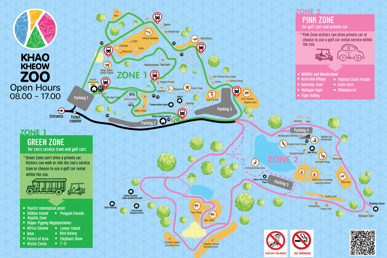 Pattaya: Khao Kheow Zoo & J-Park Japanese Village Day Trip