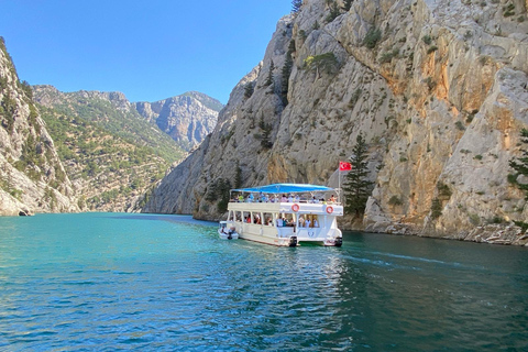 Alanya: Green Canyon Boat Tour with Lunch & Hotel Transfer