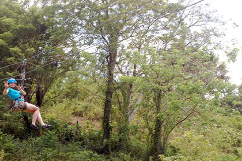 Puerto Plata: Zipline- en watervalavontuur met lunch