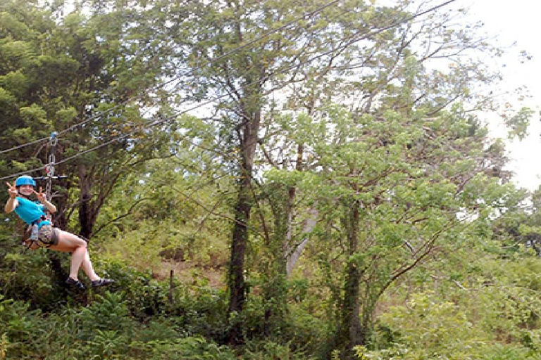 Puerto Plata: Zipline- en watervalavontuur met lunch