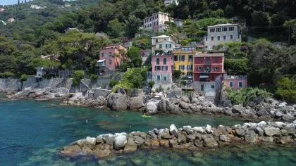 Genua: Ganztagestour mit dem Boot nach San Fruttuoso, Portofino und ...