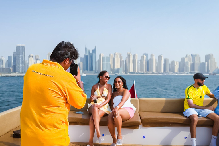 Dubai Harbour And Marina Yacht Cruise with Ain Dubai & BBQ 2-Hour Dubai Marina Yacht Cruise with BBQ Dinner