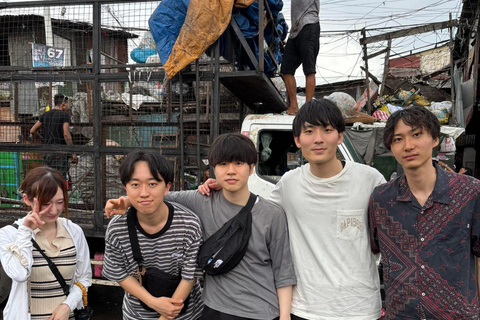 City slums, Market and Local Street food Big group