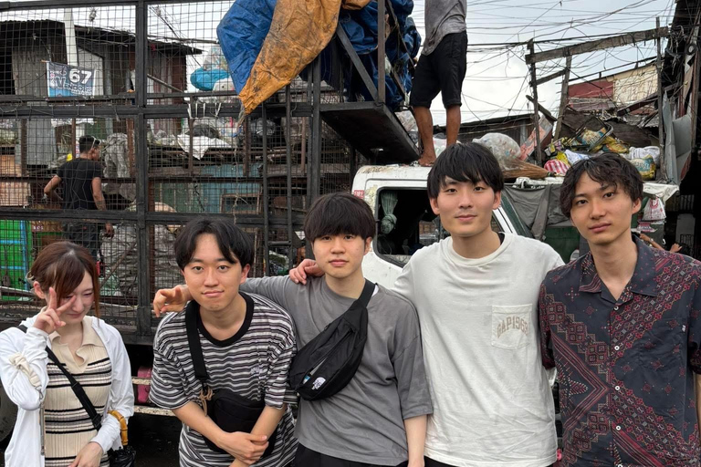 City slums, Market and Local Street food Big group