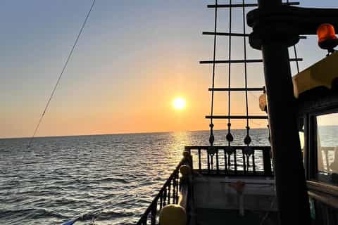 Djerba : excursion en bateau à l'île aux flamants roses avec guide local