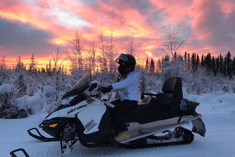 Levi: Schneemobil-Safari bei Dämmerung &amp; Sternenbeobachtung