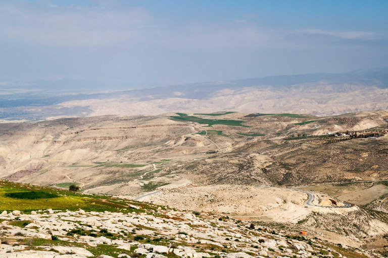 Döda havet, Mount Nebo, Madaba och Baptism Site, från Amman.Endast transport