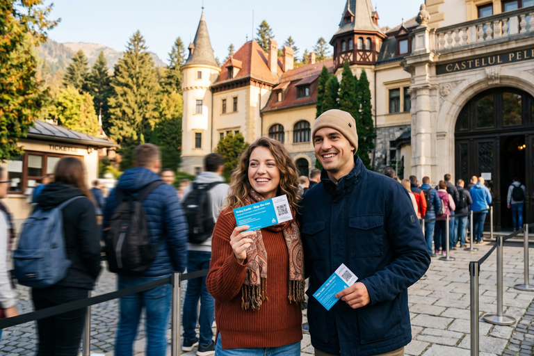From Bucharest: Dracula’s Castle, Peles & Brasov 3-in-1 Audio guide in 24 languages