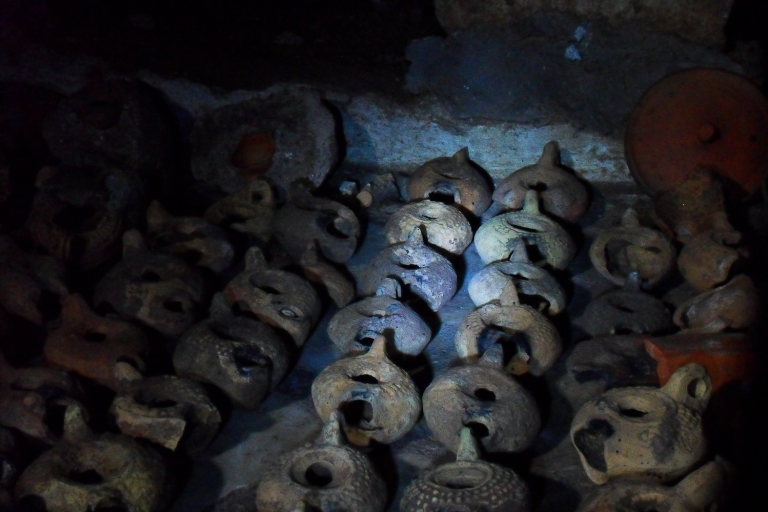 Rome: rondleiding door de catacomben van DomitillaItaliaanse rondleiding