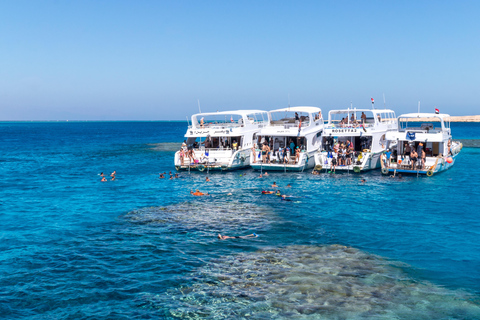 Hurghada: Giftun or Orange Islands with Snorkelling & Lunch Giftun Island Sea Trip with Snorkeling Gear & Buffet Lunch
