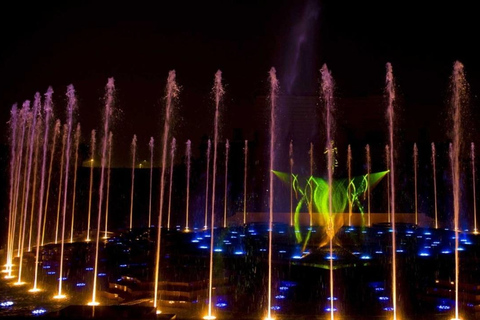 Delhi: Evening at Akshardham With Light Show &amp; Local DinnerAkshardham Water &amp; Light Show With Car + Guide