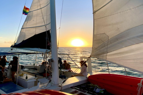 Esnórquel guiado en el arrecife + vela al atardecer