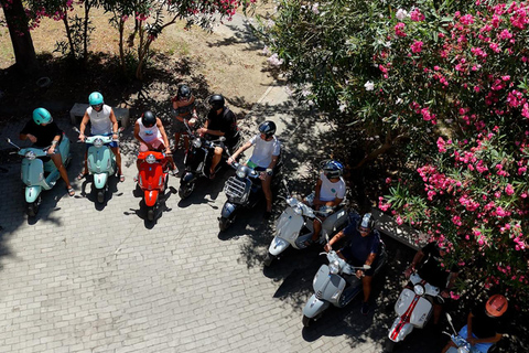 Durrës Vespa Tour: King Zog’s Villa, Amphitheater & Swim