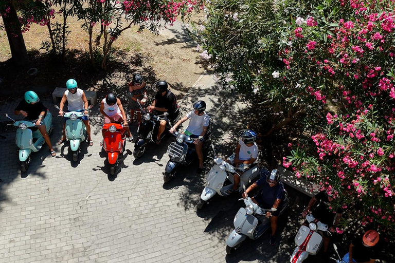 Durrës Vespa Tour: King Zog’s Villa, Amphitheater & Swim
