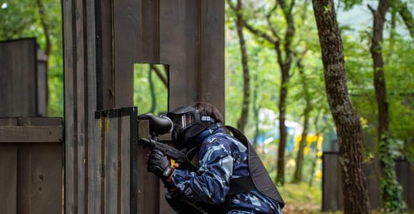 Makarska: 2.5-Hour Outdoor Forest Paintball, 6 Rounds