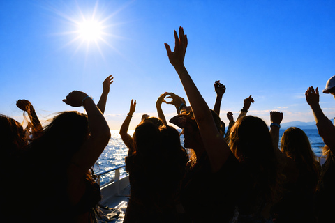 Ibiza: Boat Party with VIP Beds, Drinks, DJs, Saxophonist and Paella Basic Ticket