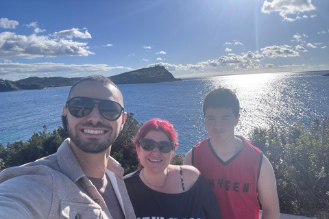 Athens: Cape Sounio & Temlpe Poseidon Swimming & Sunset Tour Sunset Tour with swimming