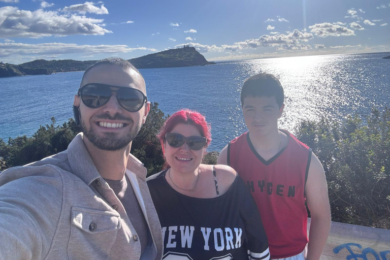 Athens: Cape Sounio & Temlpe Poseidon Swimming & Sunset Tour Sunset Tour with swimming