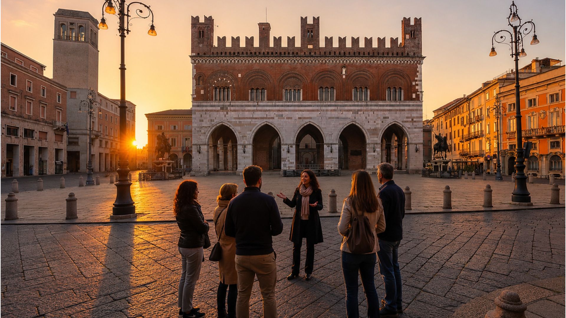 Tour im Morgengrauen: Spaziergang durch das historische Zentrum von Piacenza zwischen Kunst und Geschichte