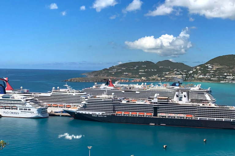 St Maarten : Volière et route panoramique