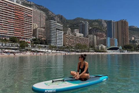 Excursion to Èze, Monaco beach with 1 hour of paddleboarding