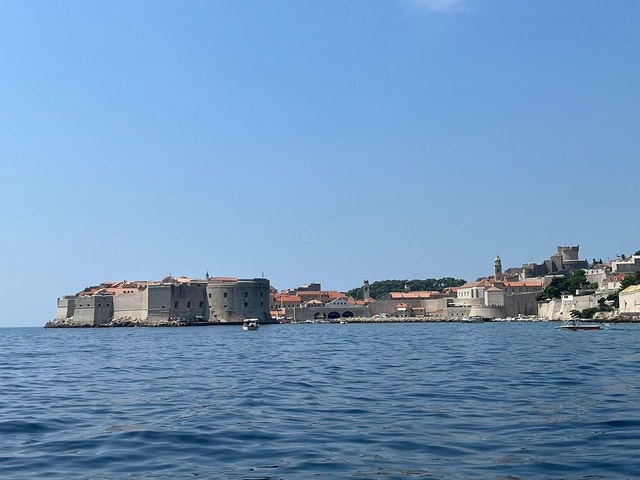 Panorama & Transfer to St Jacob beach in Old Town Dubrovnik