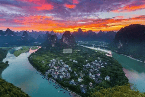 Yangshuo Xingping Crucero por el río Li&amp; impresión Espectáculo de Liusanjie