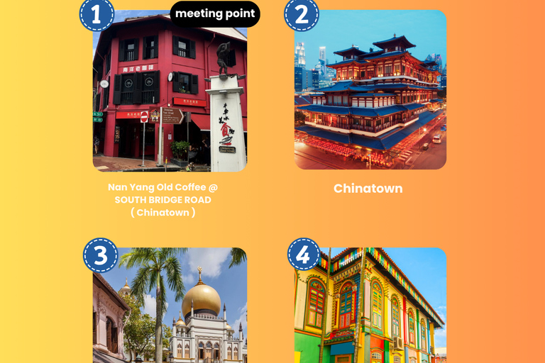 Singapore Chinatown, Kampong Glam,Little India Cultural Tour Singapore 3 Ethnic Quarters - Harmony Discovery Tour