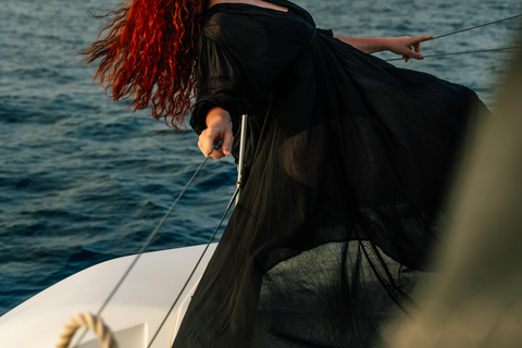 Premium Sunset Cruise Rethymno Golden Hour, Open Bar & Tapas